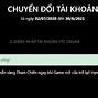 Chuyển Đổi Tài Khoản Vtc